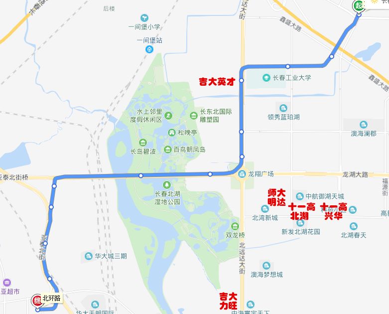 長春北湖規(guī)劃圖，揭示未來城市的宏偉藍圖